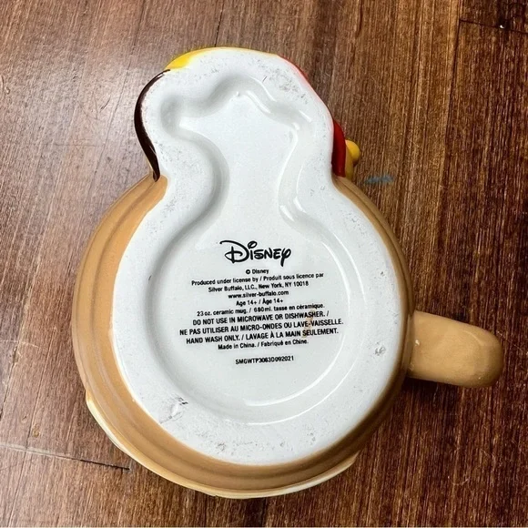 Disney Winnie The Pooh Honey Pot Mug Coffee Cup Large Hunny Bee (23 oz) NEW - Picture 7 of 7